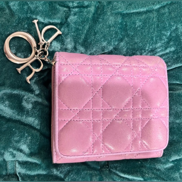Dior Mini Lady Trifold Wallet - Picture 2 of 12